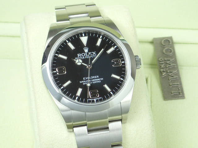 ロレックス エクスプローラー Ref.214270 ブラック文字盤 中古 explorer-48