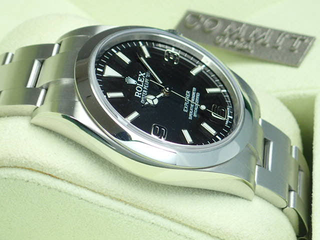 ロレックス エクスプローラー Ref.214270 ブラック文字盤 中古 explorer-48