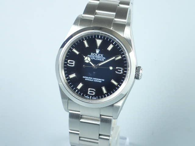 Rolex Explorer I Ref.114270 Black Dial Used explorer-50