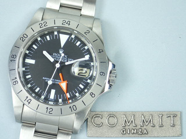 ロレックス エクスプローラーII Ref.1655 ブラック文字盤 中古 explorer-52