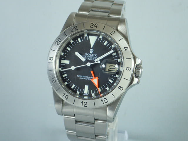 ロレックス エクスプローラーII Ref.1655 ブラック文字盤 中古 explorer-52