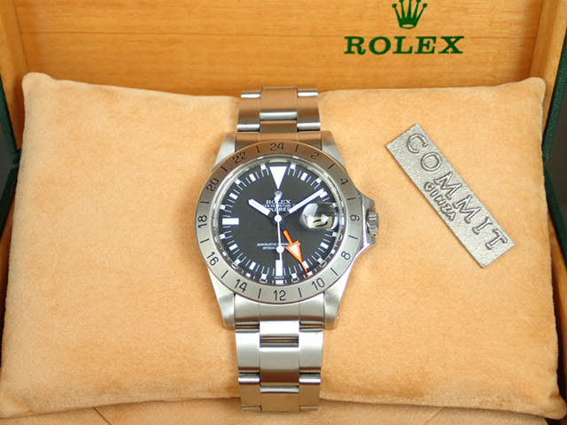 ロレックス エクスプローラーII Ref.1655 ブラック文字盤 中古 explorer-52