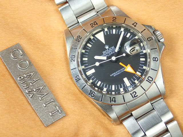 ロレックス エクスプローラーII Ref.1655 ブラック文字盤 中古 explorer-54