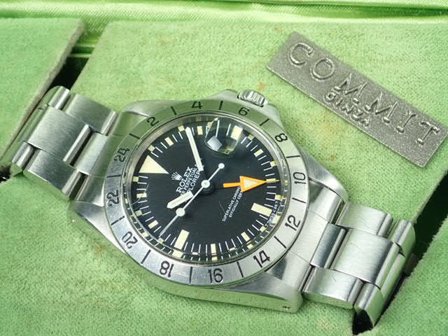 ロレックス エクスプローラーII Ref.1655 ブラック文字盤 中古 explorer-59