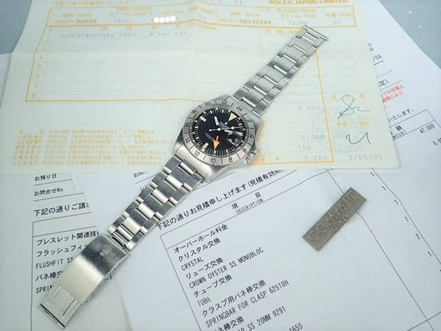 ロレックス エクスプローラーII Ref.1655 ブラック文字盤 中古 explorer-59