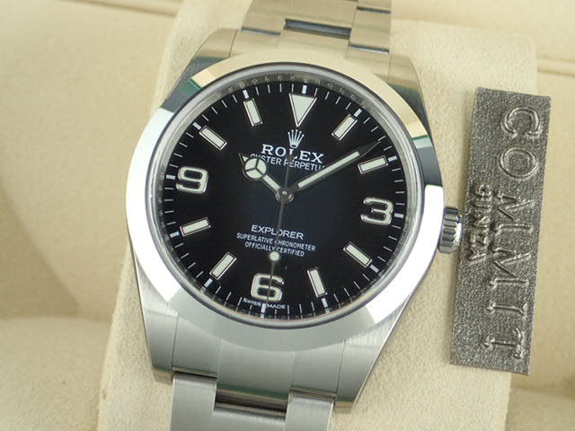 ロレックス エクスプローラー Ref.214270 ブラック文字盤 未使用 explorer-61