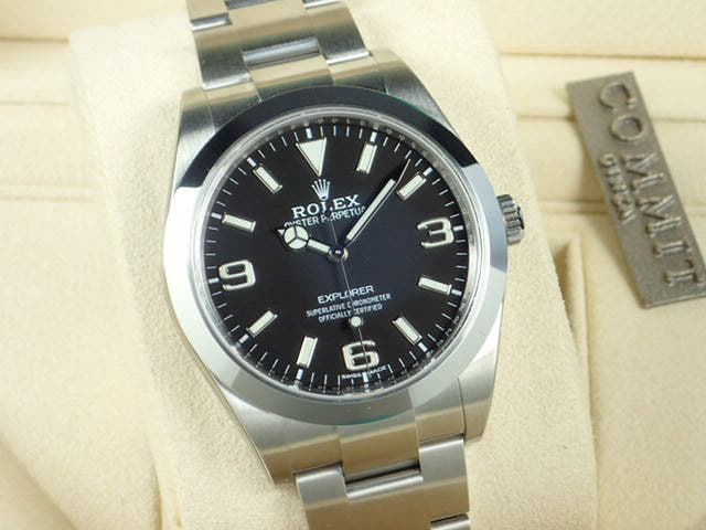 ロレックス エクスプローラー Ref.214270 ブラック文字盤 未使用 explorer-61