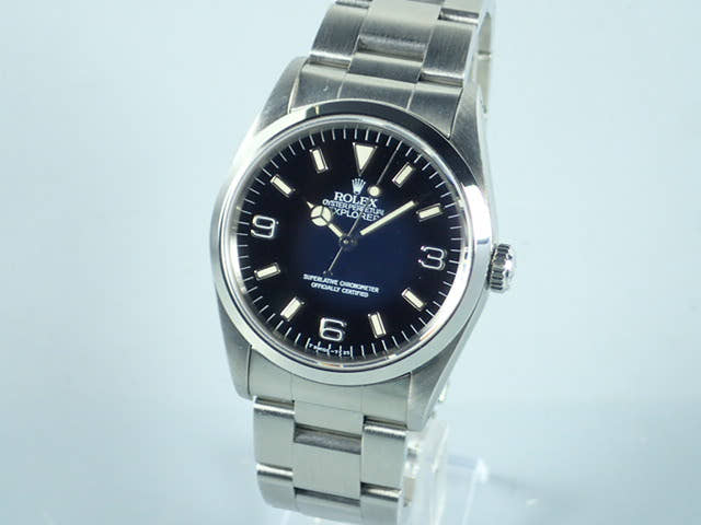 ロレックス エクスプローラーI Ref.14270 ブラック文字盤 中古 explorer-63