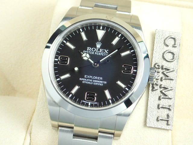 ロレックス エクスプローラー Ref.214270 ブラック文字盤 中古 explorer-64