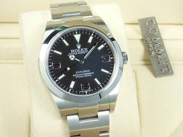 ロレックス エクスプローラー Ref.214270 ブラック文字盤 中古 explorer-64