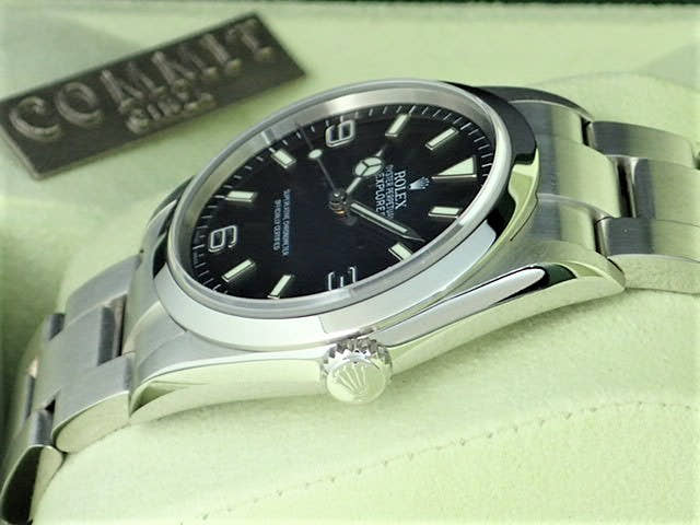 ロレックス エクスプローラーI Ref.114270 ブラック文字盤 中古 explorer-65