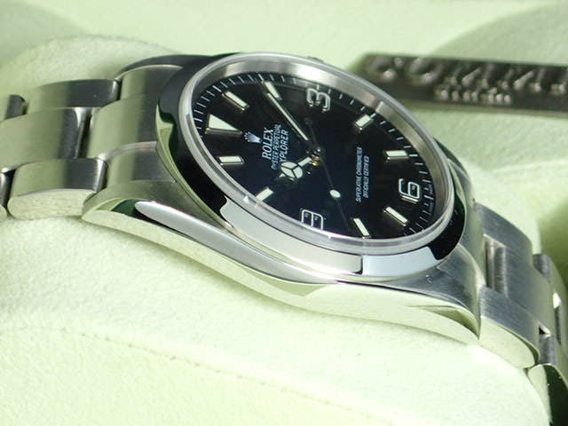 ロレックス エクスプローラーI Ref.114270 ブラック文字盤 中古 explorer-65