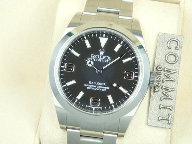 ロレックス エクスプローラー Ref.214270 ブラック文字盤 中古 explorer-67