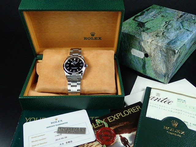 ロレックス エクスプローラーI Ref.114270 ブラック文字盤 中古 explorer-69