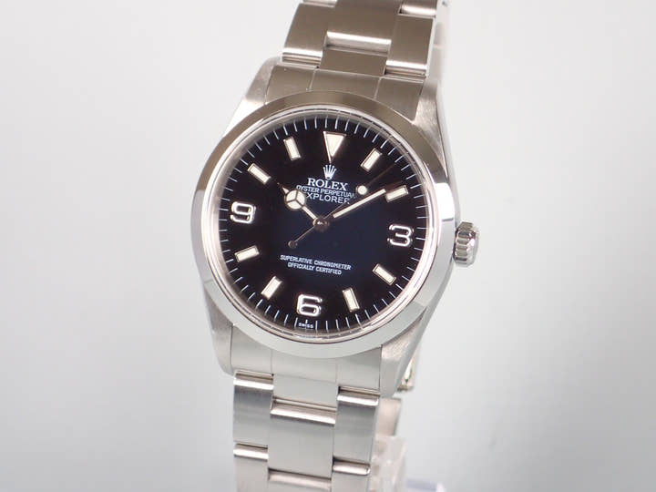 ロレックス エクスプローラーI Ref.14270 ブラック文字盤 中古 explorer-7