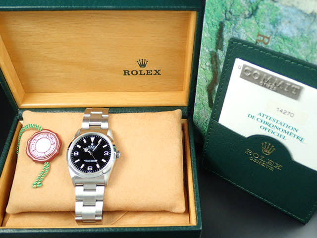 Rolex Explorer I Ref.14270 Black Dial Used explorer-70