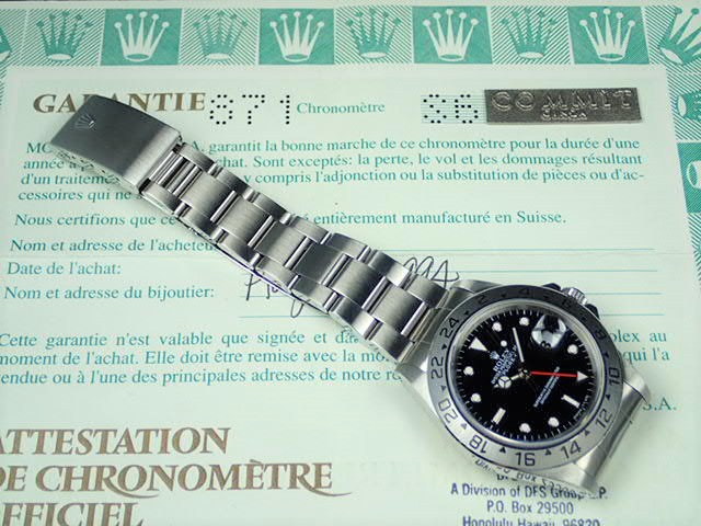 Rolex Explorer II Black Dial S Series