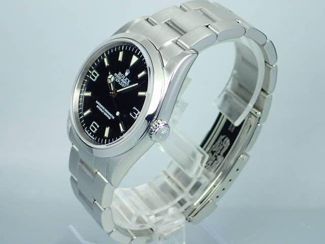 ロレックス エクスプローラーI Ref.114270 ブラック文字盤 中古 explorer-76