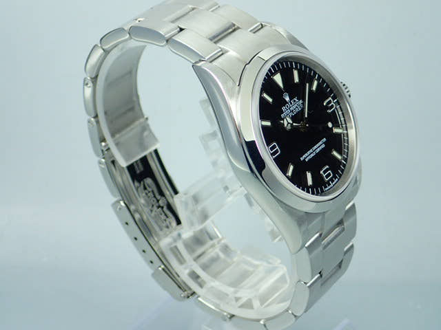 ロレックス エクスプローラーI Ref.114270 ブラック文字盤 中古 explorer-76