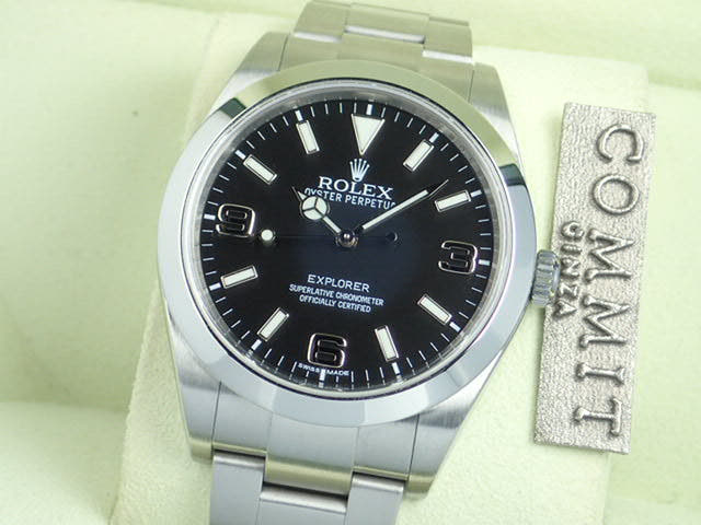 ロレックス エクスプローラー Ref.214270 ブラック文字盤 中古 explorer-77