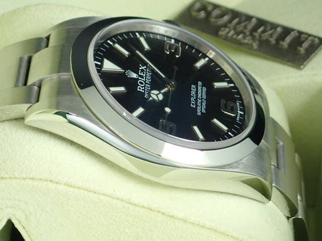 ロレックス エクスプローラー Ref.214270 ブラック文字盤 中古 explorer-77