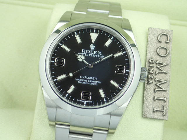 ロレックス エクスプローラー Ref.214270 ブラック文字盤 中古 explorer-79