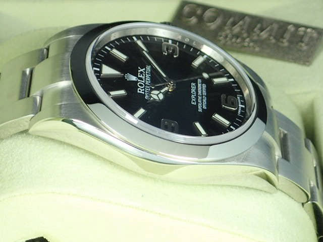 ロレックス エクスプローラー Ref.214270 ブラック文字盤 中古 explorer-79