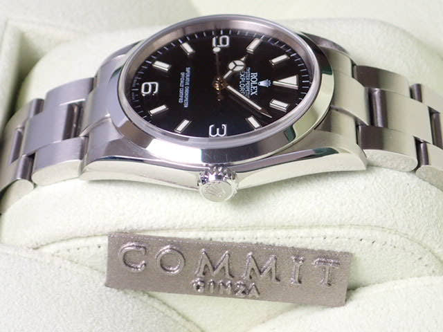 ロレックス エクスプローラーI Ref.114270 ブラック文字盤 中古 explorer-8