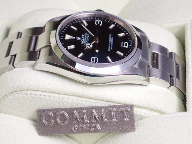 ロレックス エクスプローラーI Ref.114270 ブラック文字盤 中古 explorer-8