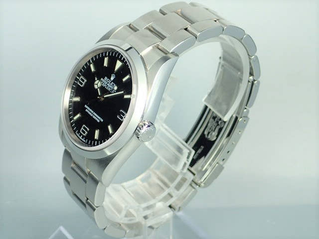 ロレックス エクスプローラーI Ref.114270 ブラック文字盤 中古 explorer-80