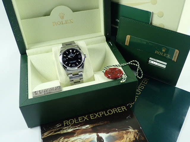 ロレックス エクスプローラーI Ref.114270 ブラック文字盤 中古 explorer-83