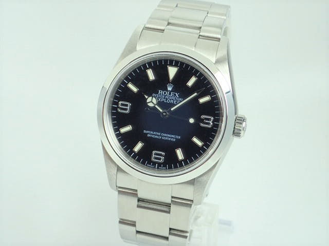 Rolex Explorer I Ref.114270 Black Dial Used explorer-84