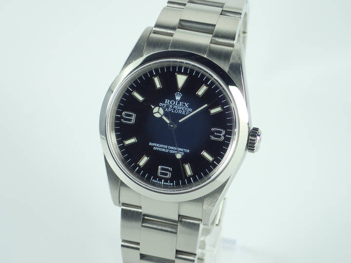 ロレックス エクスプローラーI Ref.114270 ブラック文字盤 中古 explorer-85