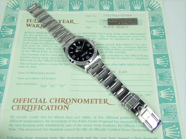 Rolex Explorer I P series