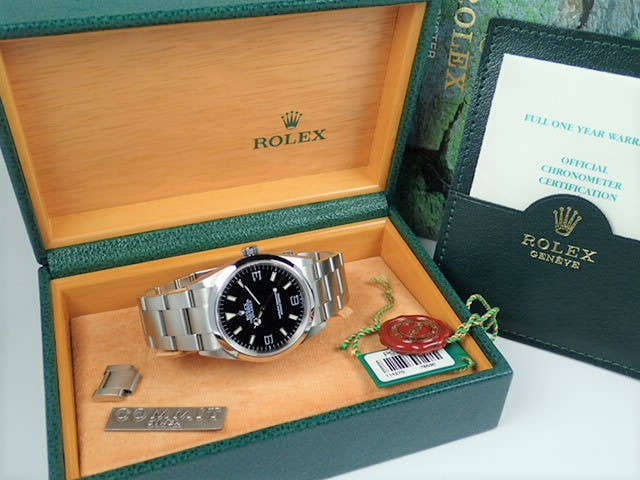 ロレックス エクスプローラーI Ref.114270 ブラック文字盤 中古 explorer-85