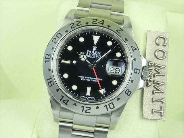 ロレックス エクスプローラーII Ref.16570 ブラック文字盤 中古 explorer-86
