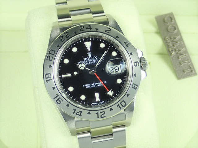 ロレックス エクスプローラーII Ref.16570 ブラック文字盤 中古 explorer-86