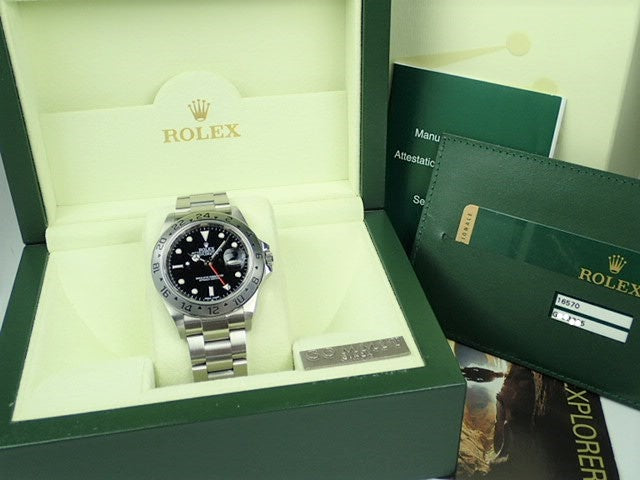 Rolex Explorer II Black G serial number