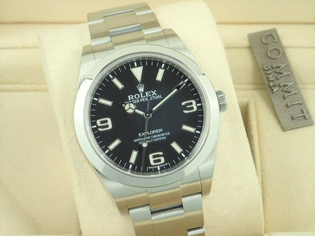 ロレックス エクスプローラー Ref.214270 ブラック文字盤 中古 explorer-87