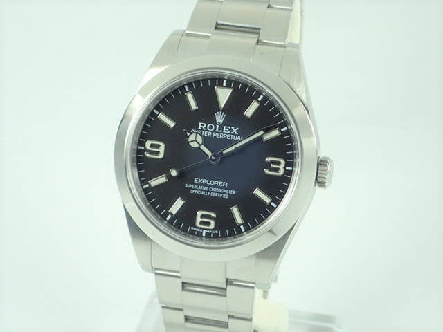 ロレックス エクスプローラー Ref.214270 ブラック文字盤 中古 explorer-87