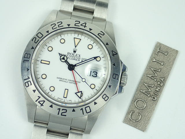 ロレックス エクスプローラーII Ref.16570 ホワイト文字盤 中古 explorer-89