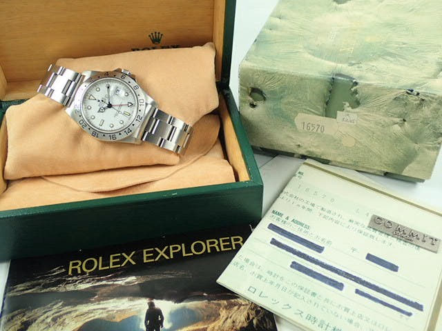 ロレックス エクスプローラーII Ref.16570 ホワイト文字盤 中古 explorer-89