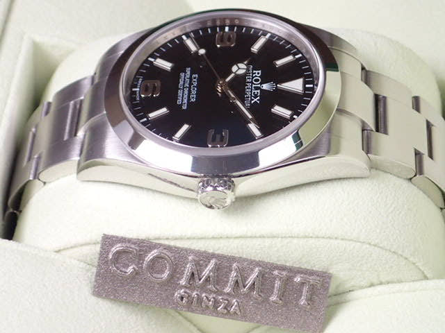 ロレックス エクスプローラー Ref.214270 ブラック文字盤 中古 explorer-9
