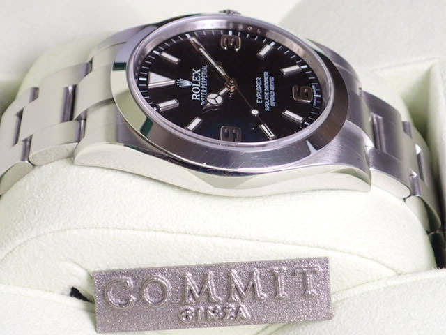 ロレックス エクスプローラー Ref.214270 ブラック文字盤 中古 explorer-9