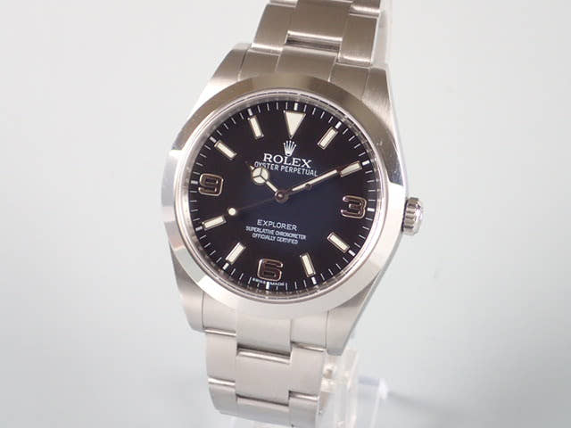 ロレックス エクスプローラー Ref.214270 ブラック文字盤 中古 explorer-9