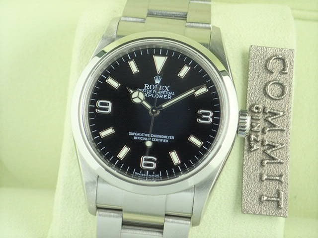 ロレックス エクスプローラーI Ref.114270 ブラック文字盤 中古 explorer-91