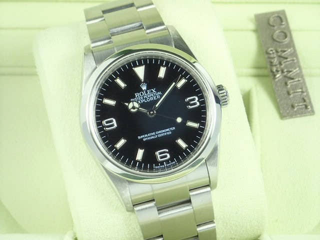 ロレックス エクスプローラーI Ref.114270 ブラック文字盤 中古 explorer-91