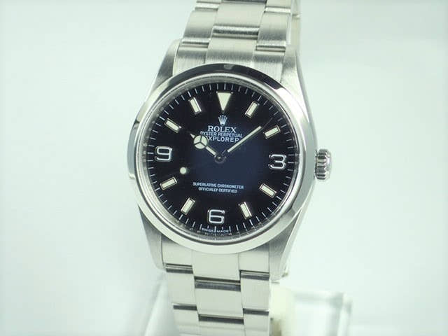 ロレックス エクスプローラーI Ref.114270 ブラック文字盤 中古 explorer-91