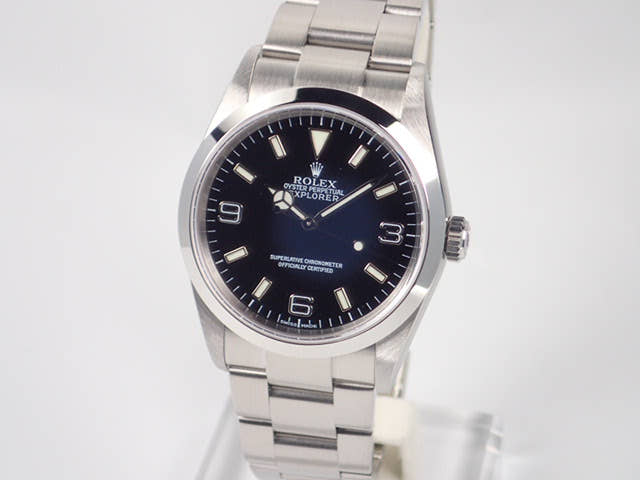 ロレックス エクスプローラーI Ref.114270 ブラック文字盤 中古 explorer-92