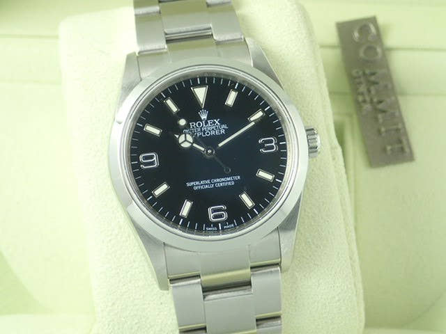 ロレックス エクスプローラーI Ref.114270 ブラック文字盤 中古 explorer-94
